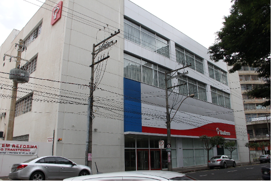 Fachada da agência Bradesco