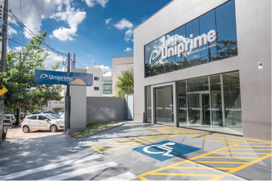 Fachada da agência Uniprime